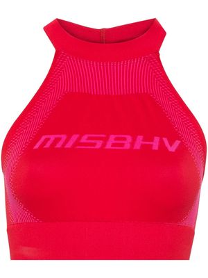 MISBHV jacquard-logo sports bra - Pink