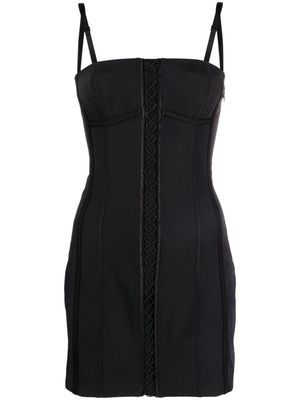MISBHV Lara boned corset minidress - Black