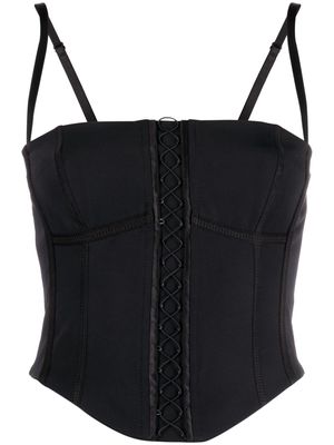 MISBHV Lara boned corset top - Black