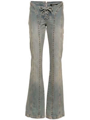 MISBHV Lara lace-up jeans - Blue