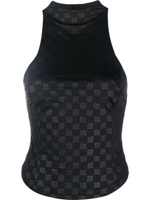 MISBHV Lara monogram top - Black