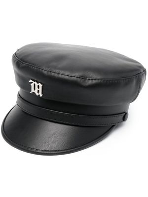 MISBHV leather baker boy cap - Black