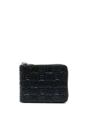 MISBHV leather zipped wallet - Black