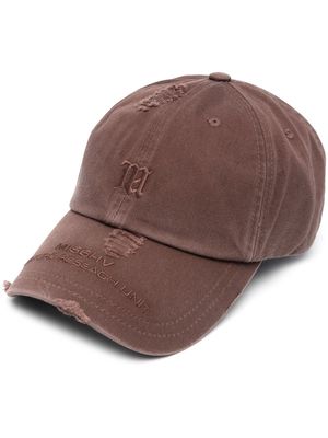 MISBHV logo-embroidered baseball cap - Brown