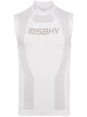 MISBHV logo-jacquard performance vest - Grey