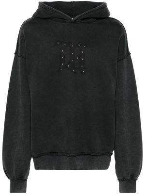 MISBHV logo-print cotton hoodie - Black