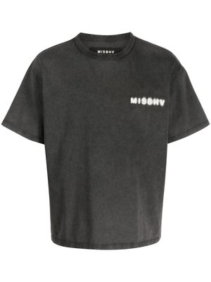 MISBHV logo-print cotton T-shirt - Grey