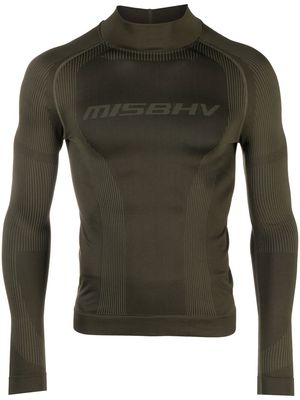 MISBHV logo-print slim-cut T-shirt - Green
