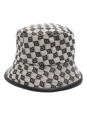 MISBHV monogram-jacquard bucket hat - Black