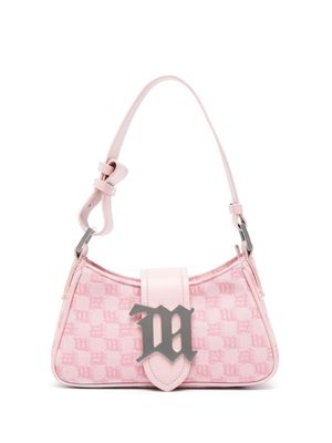MISBHV monogram-jacquard mini shoulder bag - Pink
