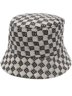 MISBHV monogram-print bucket-hat - Neutrals