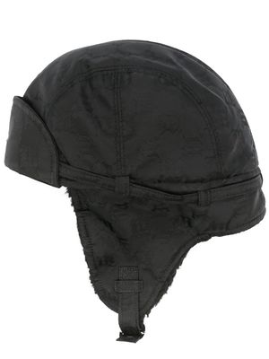 MISBHV monogram-print pilot hat - Black
