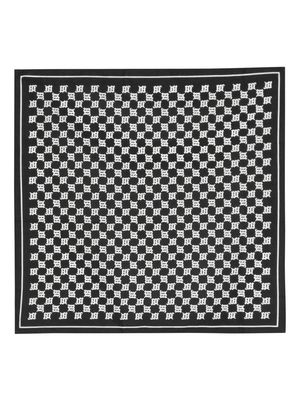 MISBHV monogram square scarf - Black