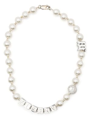MISBHV pearl-detail bead bracelet - White