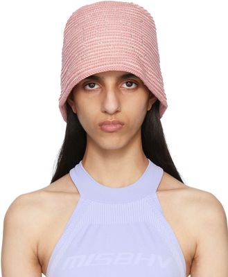 MISBHV Pink Gothic Bucket Hat