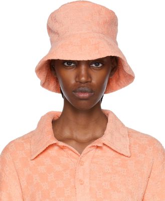 MISBHV Pink Toweling Bucket Hat