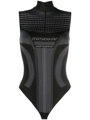 MISBHV Sport Europa logo-jacquard bodysuit - Black