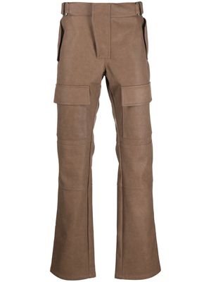 MISBHV straight-leg cargo trousers - Brown
