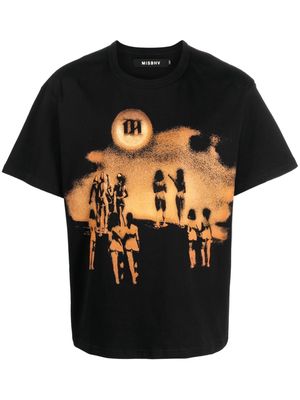 MISBHV Sunrise graphic-print T-shirt - Black