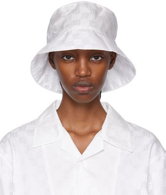 MISBHV White Nylon Bucket Hat