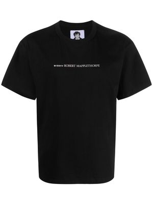 MISBHV x Robert Mapplethorpe logo-print T-shirt - Black