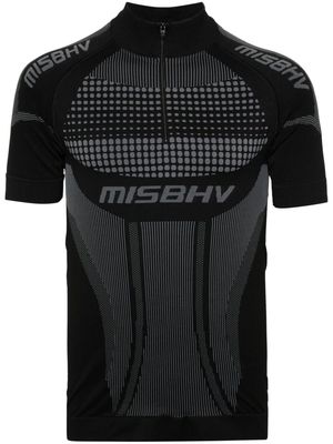MISBHV zip-up performance T-shirt - Black
