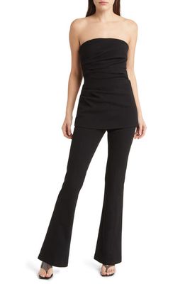 MISHA COLLECTION Bronte Strapless Jumpsuit in Black