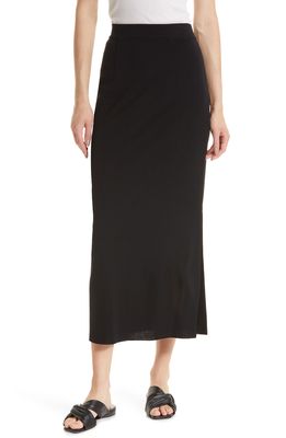 Misook Knit Skirt in Black
