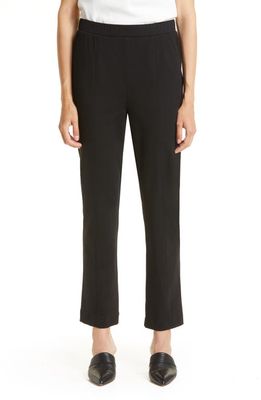 Misook Straight Leg Ponté Pants in Black