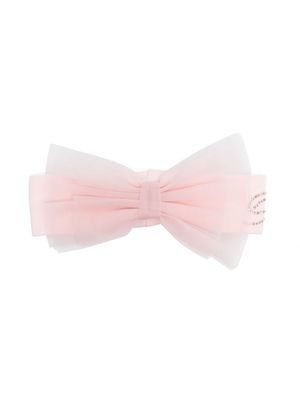 Miss Blumarine bow-detail hairband - Pink
