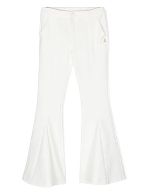 Miss Blumarine tailored flared trousers - White