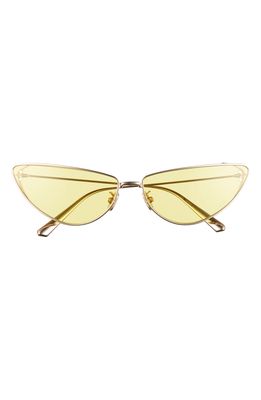 Miss Dior 63mm Oversize Cat Eye Sunglasses in Shiny Gold Dh /Gradient
