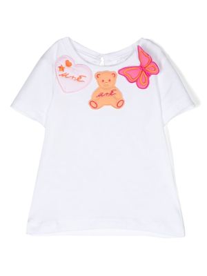 Miss Grant Kids appliqué detailing T-shirt - White