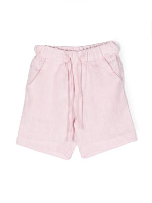 Miss Grant Kids drawstring linen shorts - Pink
