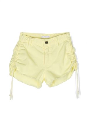 Miss Grant Kids side-tie fastening shorts - Yellow