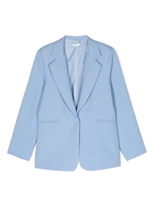 Miss Grant Kids single-buttoned long-sleeve blazer - Blue