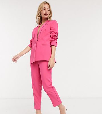 Miss Selfridge Petite cigarette pants in pink