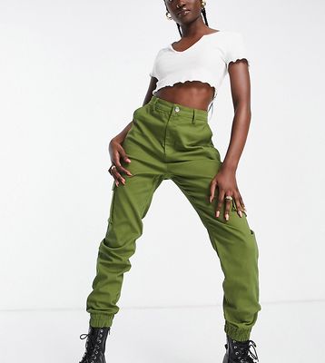 Missguided cargo pants in khaki-Neutral