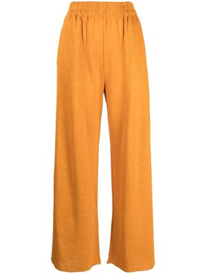 Missing You Already relaxed fit linen trousers - Orange