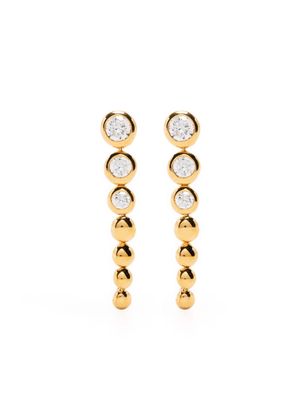Missoma Articulated beaded earrings - Gold