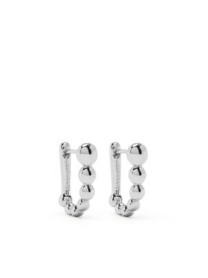 Missoma Articulated beaded huggies - Silver