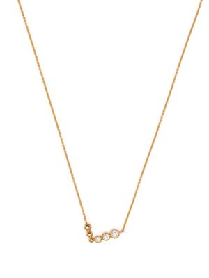 Missoma Articulated Reversible crystal-embellished necklace - Gold