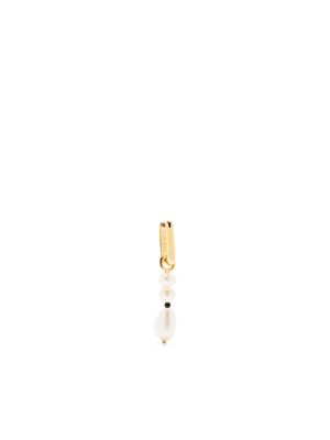 Missoma Baroque small pearl drop earring - Gold