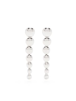Missoma bead-embellished drop earrings - Silver
