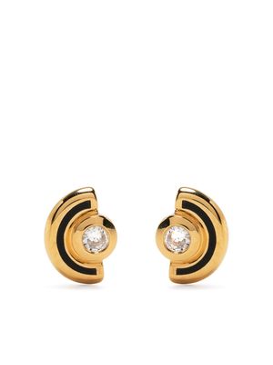 Missoma Byline Arc stud earrings - Gold