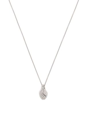 Missoma droplet-pendant chain necklace - Silver