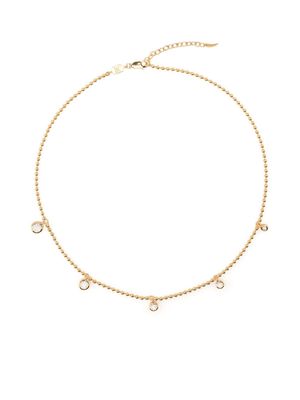 Missoma Interstellar Drop ball-chain necklace - Gold