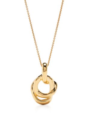 Missoma Molten twisted-pendant necklace - Gold