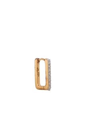 Missoma Pave Ovate Huggie earrings - Gold