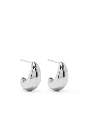 Missoma Savi Dome polished hoop earrings - Silver